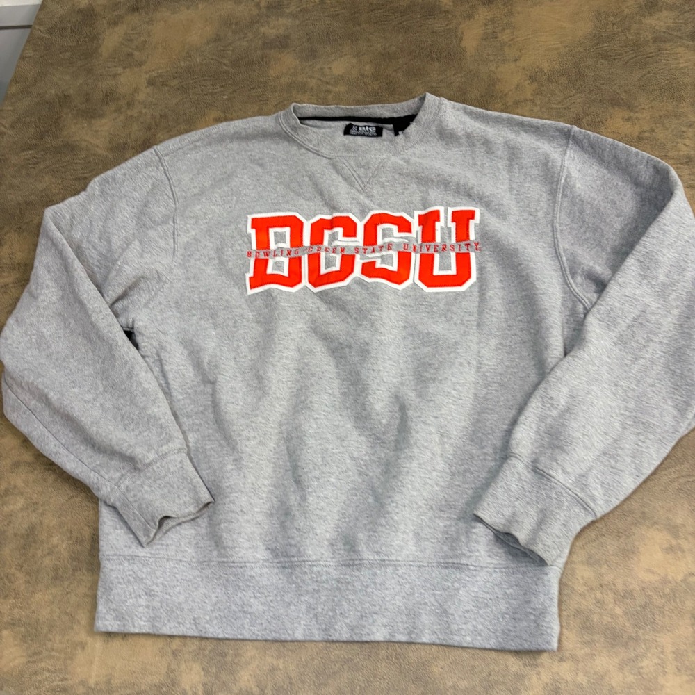 Gear For Sports BGSU Sweatshirt Mens Medium Gray Bowling Green State University